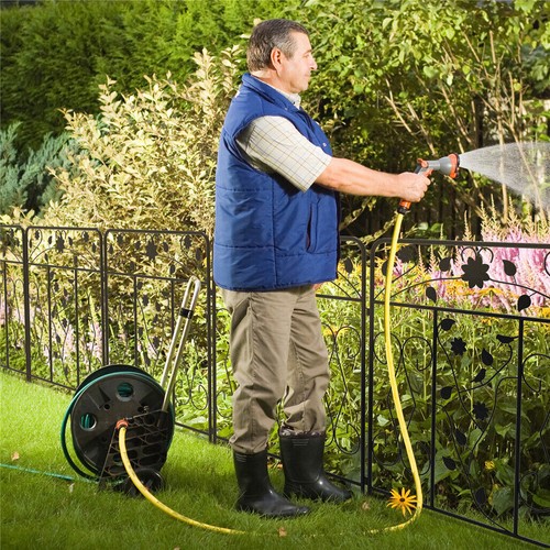 5xSquare Decorative Garden Fence Heavy Duty Animal Barrier Outdoor Edging Border - Picture 7 of 12