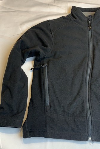 REI Kids Youth Black Fleece Lined Full Zip Up Jacket Size L(12/14) - Picture 2 of 6