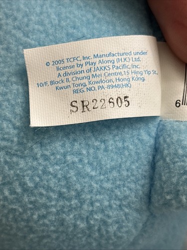 VTG Care Bears Bedtime Bear Light Blue 12" Plush 2005 Very Good Condition Used - Picture 9 of 12