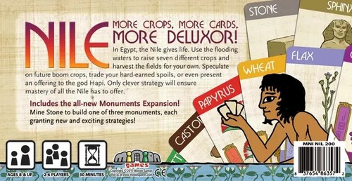 Juego de Cartas Nile Deluxor - Juegos Minion - Crow Crops in Eqypt for god Hopi - Imagen 2 de 3
