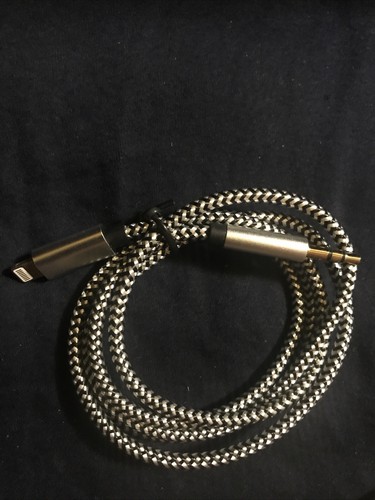 AUX Cord iPhone Apple MFi Certified Lightning to 3.5mm Headphone Jack Adapter