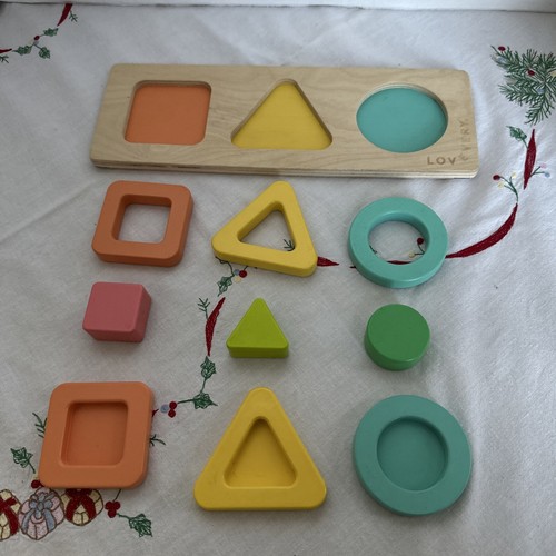 Lovevery Geo Formen Holzpuzzle, The Realist Play Kit, Montessori Spielzeug - Bild 5 von 8