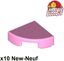 Lego 10X Tile Round Smooth Quarter Circle 1X1 Pink 25269