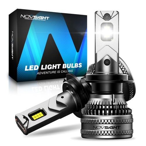NOVSIGHT CANBUS H4 H11 H13 9005 9006 9007 LED Faros Bombillas 40000LM Alto/Bajo Beam - Imagen 17 de 18