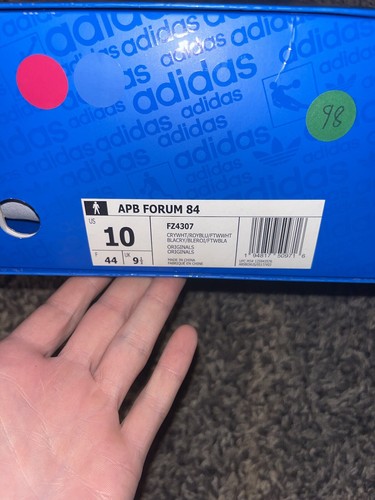 Adidas APB Forum 84 Low Men's 10 All-Points Bulletin 134/500 White - Picture 6 of 7