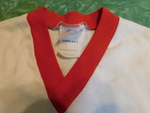 DE COLECCIÓN INDIANA HOOSIERS CAMISETA PANTALONES CONJUNTO NIÑO NIÑOS NIÑAS 4 4T HECHO EN EE. UU. - Imagen 3 de 5