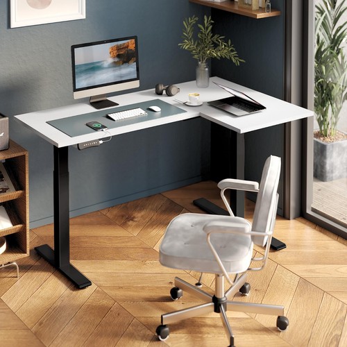 FLEXISPOT Pro Corner Desk Dual Motor L Shaped Computer Electric Standing Desk - Picture 28 of 54