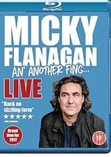 MICKY FLANAGAN - AN' ANOTHER FING LIVE Blu-ray Stand-Up Comedy UK Release R2
