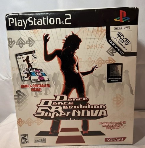 PlayStation 2 DANCE DANCE REVOLUTION SUPER NOVA Bundle -Game(Open) & Mat(New) - Picture 6 of 24