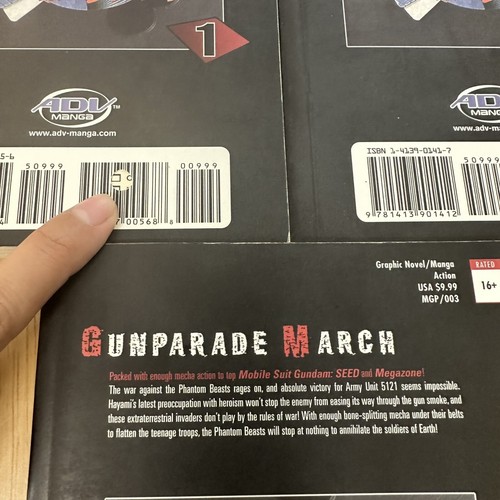 Gunparade March Vol 1-3 Manga English Graphic Novel Trade Paperback - Picture 3 of 6