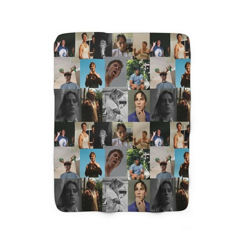 Drew Starkey Rafe Cameron Photo Pic Collage Sherpa Fleece Blanket