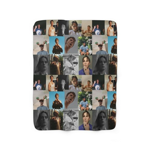  Drew Starkey Rafe Cameron Photo Pic Collage Sherpa Fleece Blanket - Afbeelding 1 van 1