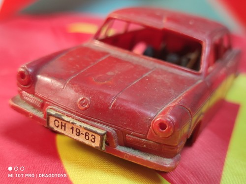 VINTAGE FIAT 1800 LIMOUSINE CH 19-63 REIBUNGS SPIELZEUGAUTO AUSLAND UNGARN 1960 E. LEMEZ - Bild 7 von 24