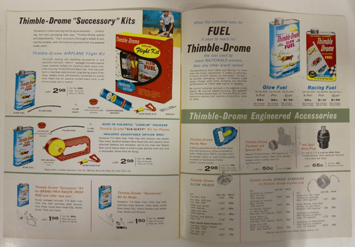 Rare Thimble Drome Gas Powered Hobby Shop Retailer Toy Catalog - Picture 7 of 9