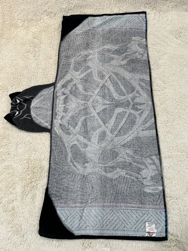Black Panther Marvel Avengers Hooded Bath Towel Wrap - Picture 7 of 12