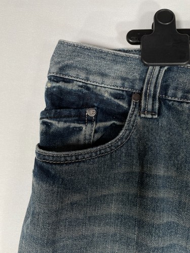 Vintage Billabong Jeans Mens 38x33 Blue Denim Regular Straight Whiskers Y2K - Picture 5 of 15