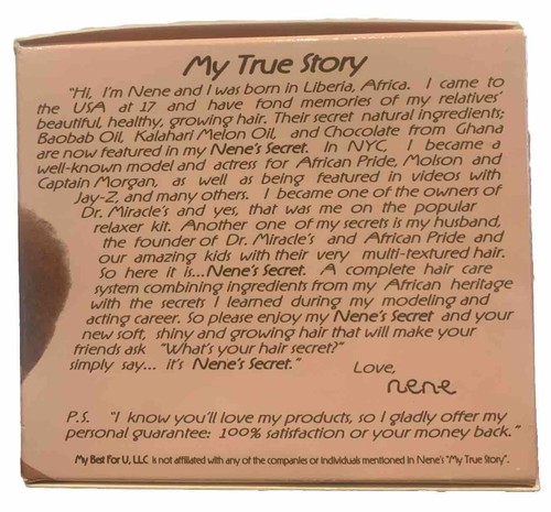NENE'S SECRET B.B.B. Beste Schönheitsbutter - 4 Unzen pflegendes Haar & Haut - Bild 2 von 5
