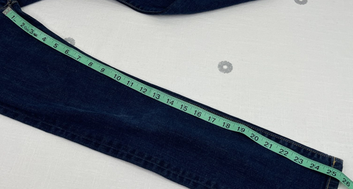 Gap Kids Blue Stretch Denim Straight Fit Adjustable Waist Boy/Girl Sz 10R EUC - Picture 7 of 9
