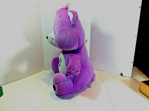 CARE BEAR SHARE BEAR 2003 SEATED POSE 10" TALL BY NANCO - Picture 3 of 5