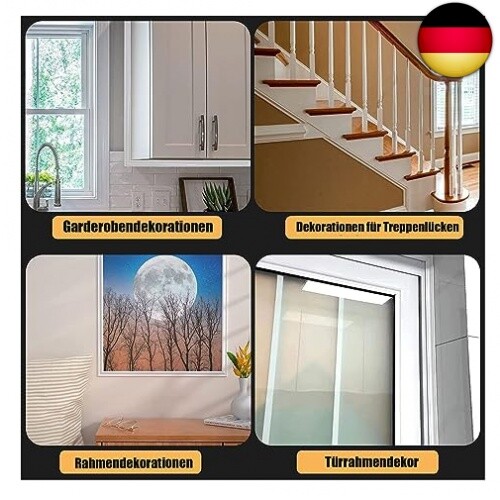Flexible Zierleiste Selbstklebend Deckenleisten, TPE Dreieck Zierleiste Decken - Bild 7 von 8