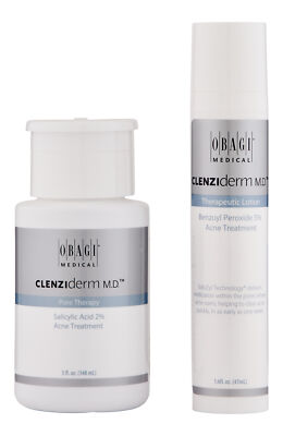 Obagi Clenziderm MD Pore Therapy 5oz & Therapeutic Lotion