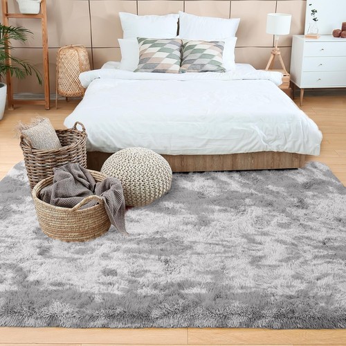 Fluffy Area Rugs Modern Shaggy Carpets for Living Room Fuzzy Soft Indoor Mat - Picture 14 of 47