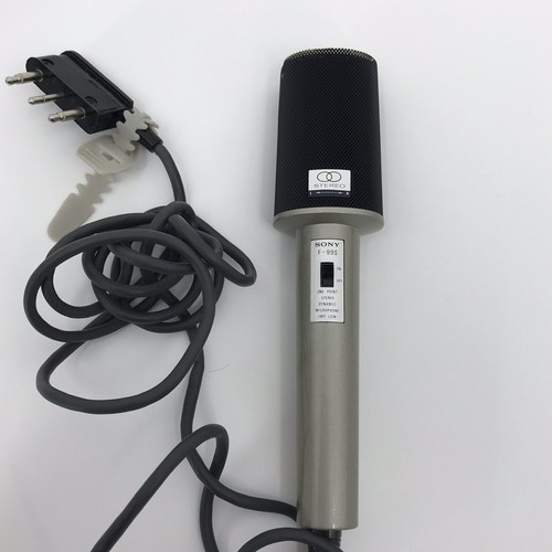 SONY F-99s 1 Point Stereo Dynamic Microphone Used Working Condition - Picture 1 of 2
