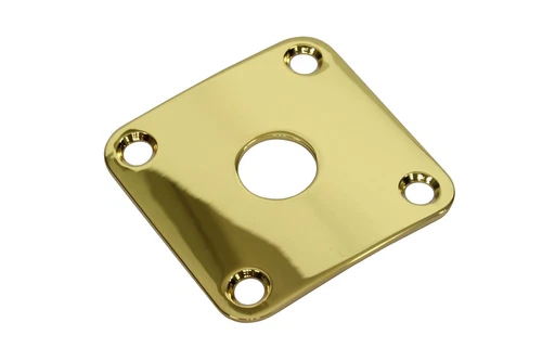 Curved Square Metal Jack Plate Jackplate"Gold" fit Gibson® Les Paul