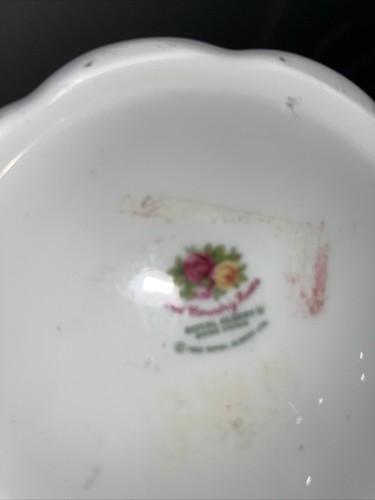 Royal Albert Bone China Old Country Roses grande vaso con oro - Inghilterra - Foto 8 di 9