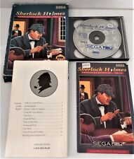 SEGA CD: SHERLOCK HOLMES: CONSULTING DETECTIVE VOL 2 Complete w/Manual, Cleaned