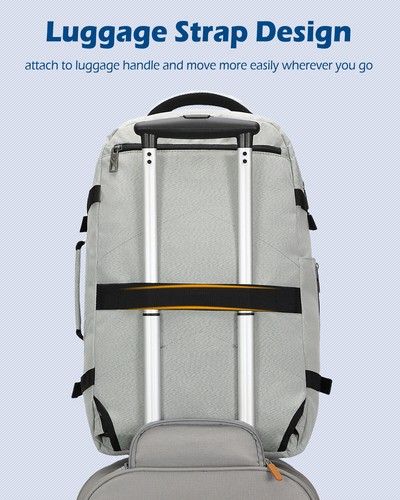 Hynes Eagle 40L Travel Backpack Cabin Approved Carry On Weekender Day Pack - Picture 44 of 55