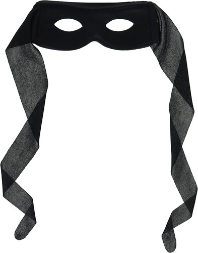 Bandit Mask Costume Accessory (1 Piece) Black