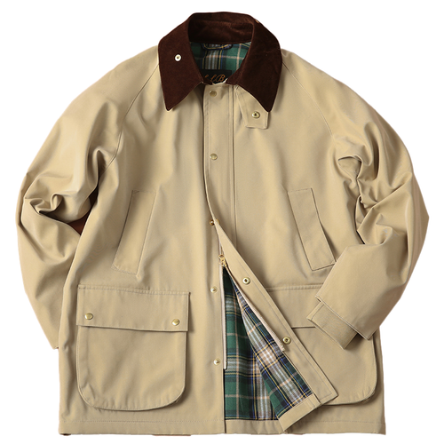 Men's Spring Oil Wax British Style Classic Jacket Casual Pure Cotton Overcoats - Picture 24 of 24