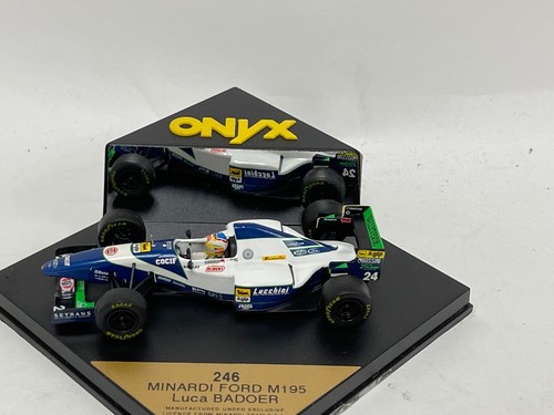 1/43 ONYX Fórmula 1 Minardi Ford M195 de 1995 temporada F1 Luca Badore 246 - Imagen 1 de 5