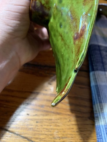 mid century modern hobbyists relish dish with spoon - Picture 6 of 8
