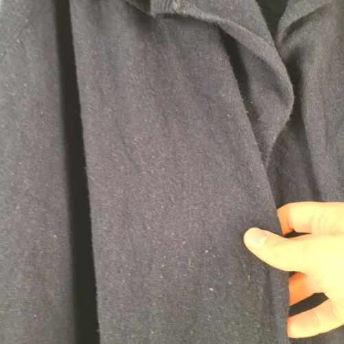 Scanlan theodore womens cashmere knit coatigan size S/M navy blue maxi 095899 - Picture 3 of 16