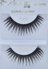 12 Pairs Creme Eyelashes 100 Human Hair Eyelashes 138
