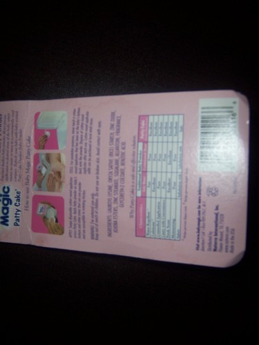 Polvo para bebé Baby Magic PATTY CAKE sin polvo compacto sin talco descontinuado difícil de encontrar ri - Imagen 2 de 2