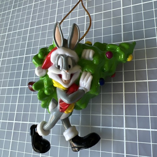 Looney Tunes Christmas Ornament Bugs Bunny with Christmas Tree - Picture 8 of 9