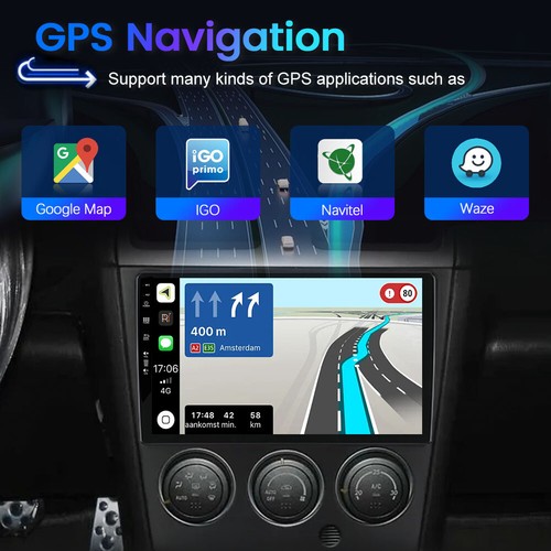 Per Subaru Impreza 2002-2007 Android 14 Autoradio GPS DAB+HDMI QLED 128GB - Foto 8 di 18