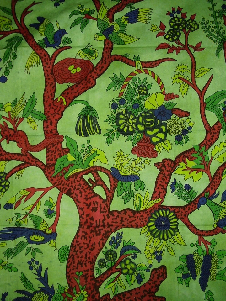 Colcha Boho Árbol de la Vida Tie Dye Hippie Queen tapiz bohemio colgante de pared Foto 4 de 4