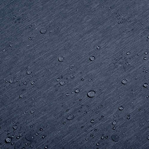 25x25x5 in. Outdoor Lounge Cushion Set in Heather Indigo, 23x22x4 in. Back - Picture 2 of 7
