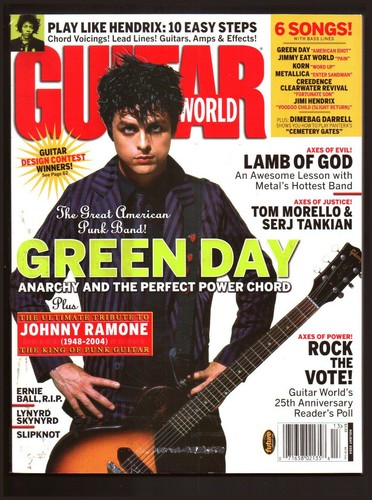 Guitar World Magazine 2001-2009 Back Issues tablature|sheet music|transcriptions - Imagen 33 de 89