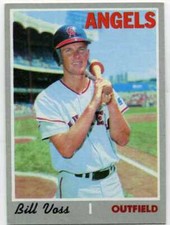 1970 Topps Baseball Card/Bill Voss-California Angels