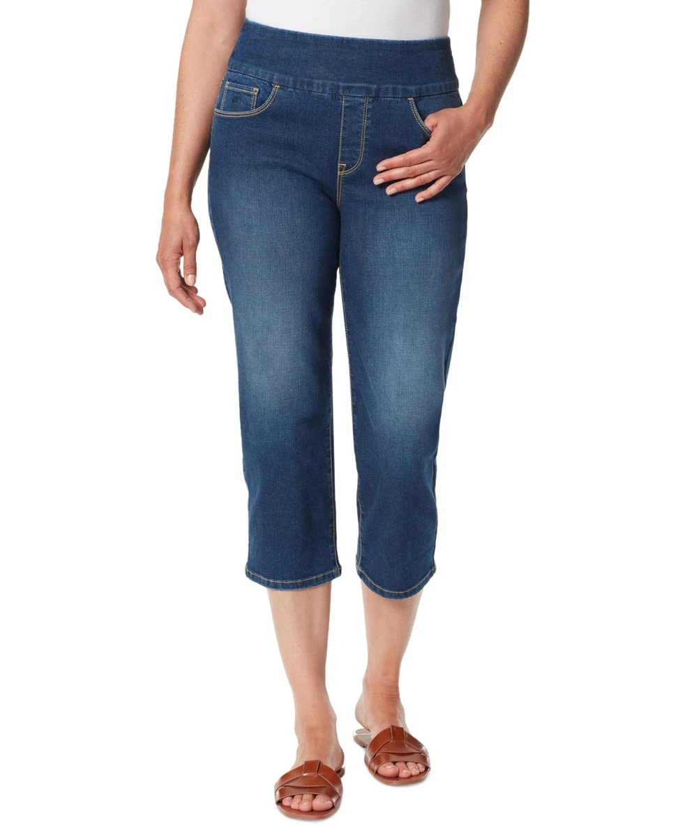 gloria Vanderbilt Amanda Pull On Capri Jeans 30152434 14 eBay