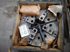 Noble 21" Chuck 4 Jaw 2 pcT&G 8" ThruHole Steel Chuck NEW IN CRATE 348