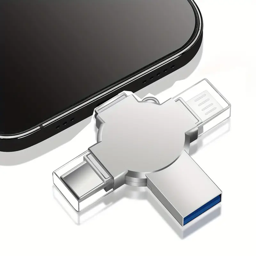 TYPE-C USB Memory OTG 4 in 1 Photo Stick Flash Pen Drive Android/Samsung/PC/Mac - Foto 3 di 23