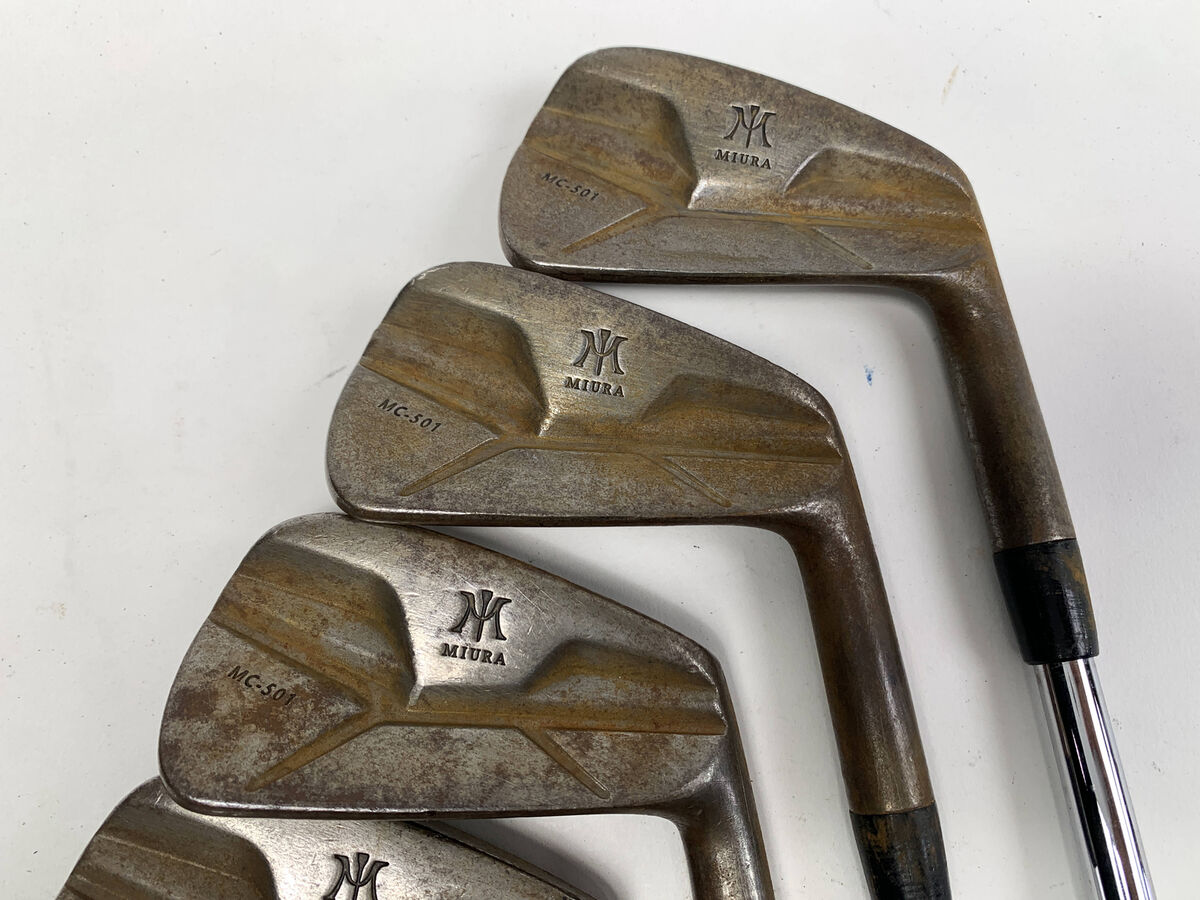 Miura MC-501 Raw Iron Set 4-PW KBS Tour FLT Stiff Steel Mens Miura MC-501 Raw Iron Set 4-PW KBS Tour FLT Stiff Steel Mens