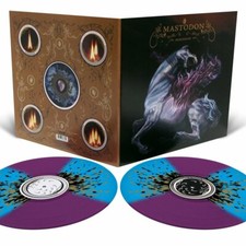 MASTODON Remission 2LP DeepPurple/CyanBlue ButterflyWings w/ Black&Gold Splatter