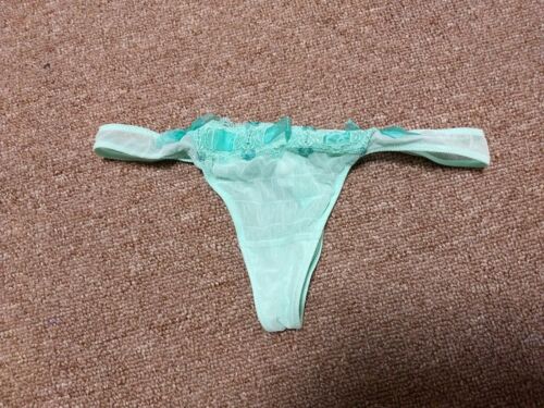 Perizoma Victoria's Secret glamour trasparente nastro piccolo verde nuovo senza etichette - Foto 2 di 5